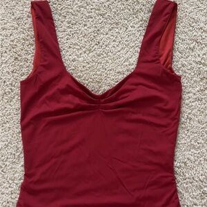 Princess Polly Deep Red top
